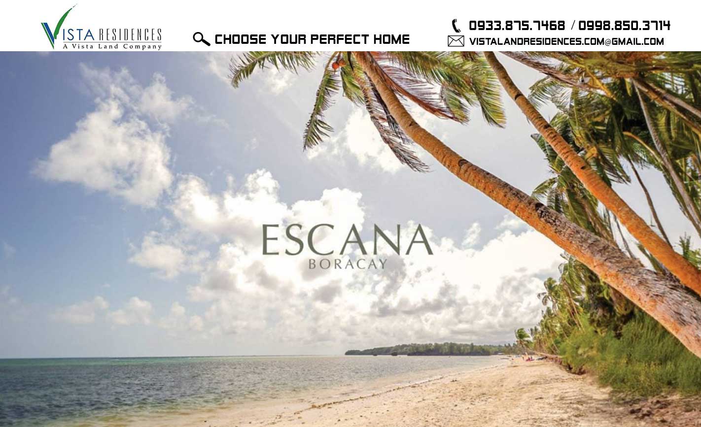 Vista Land Residences Escana Boracay banner